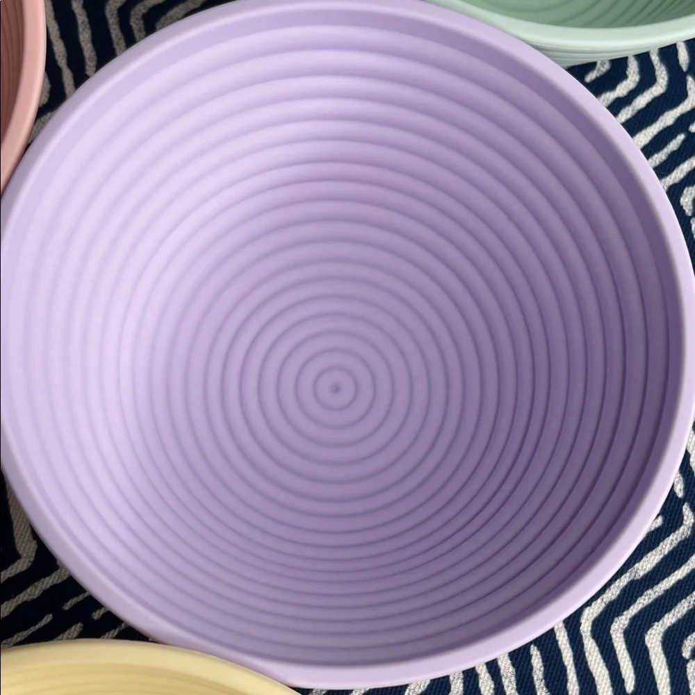 Source Unknown Pastel Bread Proofing Bowls 6pc 5in